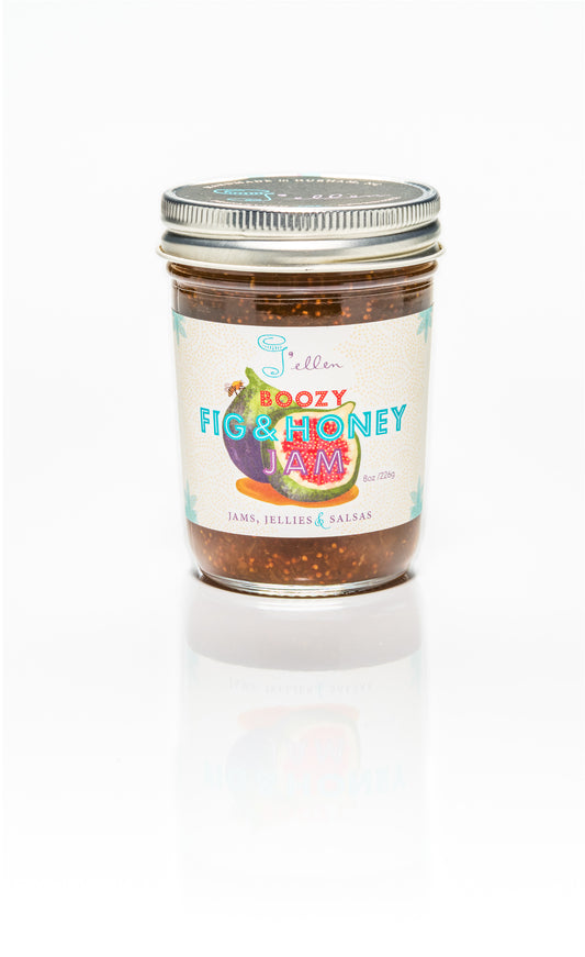 Boozy Fig Honey Jam – Earthy, Elegant, and Lightly Sweet