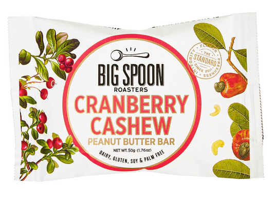 Big Spoon Roasters Cranberry Cashew Peanut Butter Bar