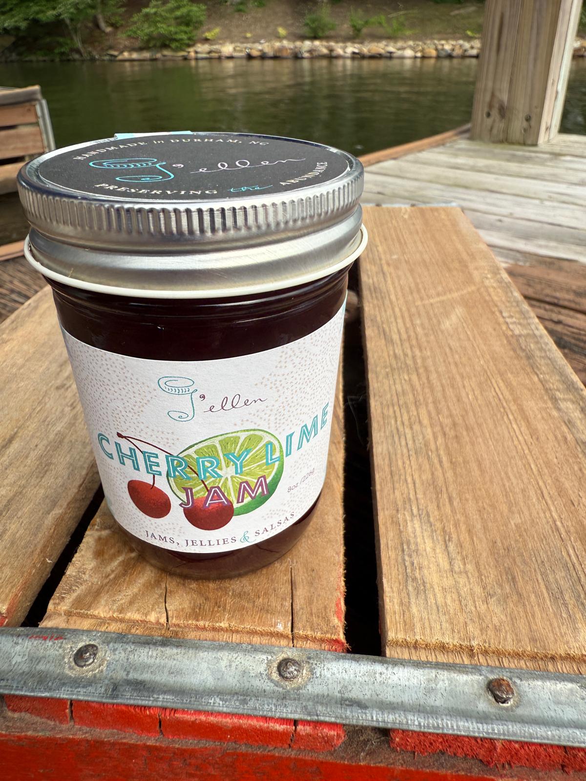 Cherry Lime Jam  –  Sweet Cherry Meets Bright, Tangy Lime